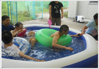 外プール遊び プール遊び