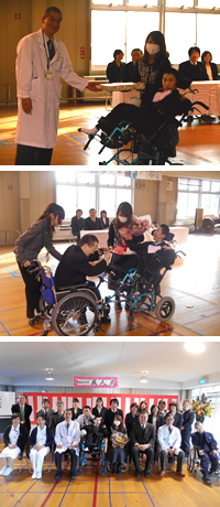 平成26年度重症心身障害者(療養介護)病棟の成人式 平成26年度重症心身障害者(療養介護)病棟の成人式