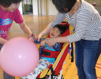 外来相談　風船バレーボール