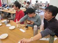 外来相談　芋炊き