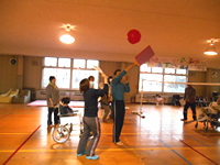 外来相談「羽根つき大会」