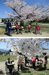 22病棟 季節遊び：散歩