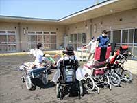 22病棟 シャボン玉遊び