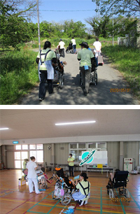 22病棟　社会見学振替行事「院内散歩」