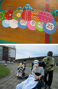 23病棟「院内散歩」