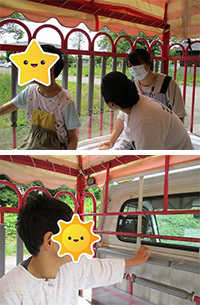 23病棟「散歩車ドライブ」