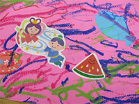 季節遊び：七夕かざり