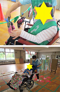 22病棟　社会見学代替行事「スポーツ大会」