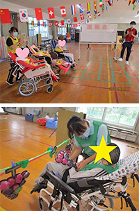 21病棟「秋のミニ運動会①」