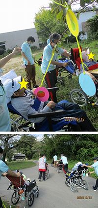 22病棟　社会見学代替行事「院内散歩＆レクリエーション」