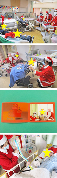 「病棟行事」～各病棟にてクリスマスの曲を演奏しました～