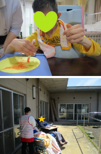 22病棟「ハッピーフェスティバルポスター制作」