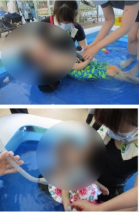 ぴよちゃん・キッズクラブ合同「プール遊び」